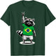 Brazilian Flag Raccoon Funny Brazil T-Shirt - T-Shirt | Forest
