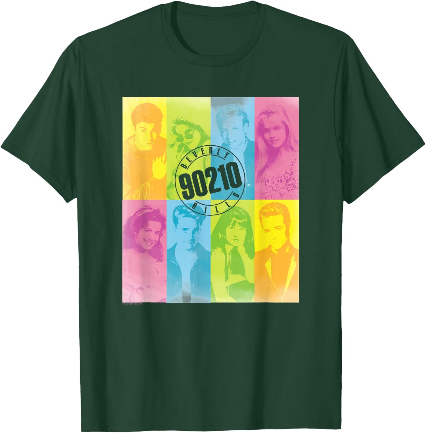 90210 Colour Block Of Friends T-Shirt - T-Shirt | Forest