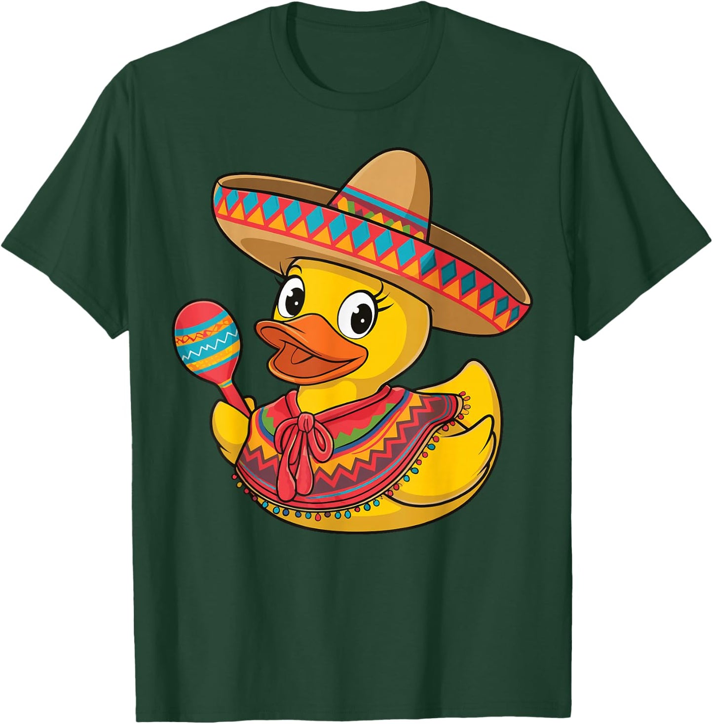 Rubber Duck Cinco De Mayo T-Shirt - T-Shirt | Forest