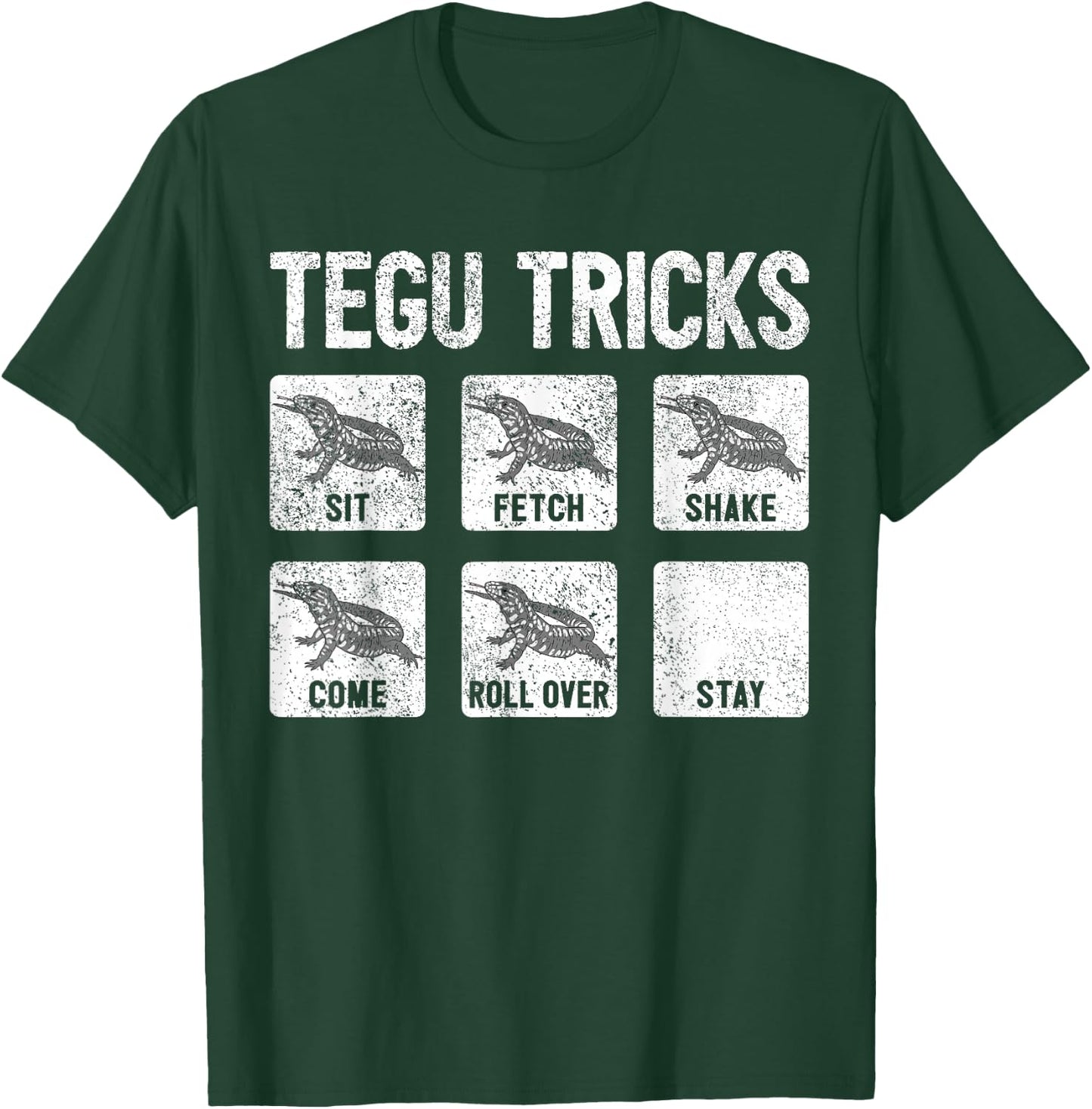 Tegu Owner Funny Giant Tegu Tricks Lizard Tegu T-Shirt - T-Shirt | Forest