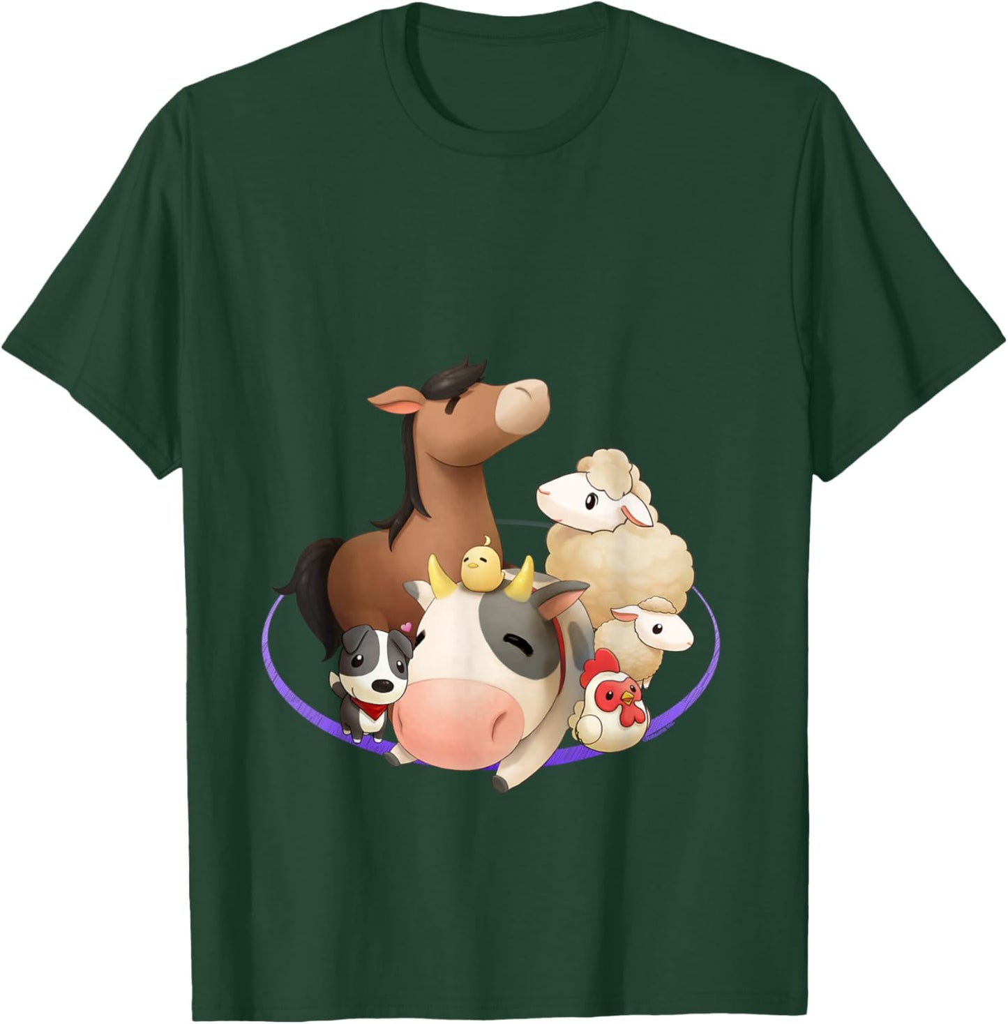 Official Harvest Moon Animal Friends T-Shirt - T-Shirt | Forest