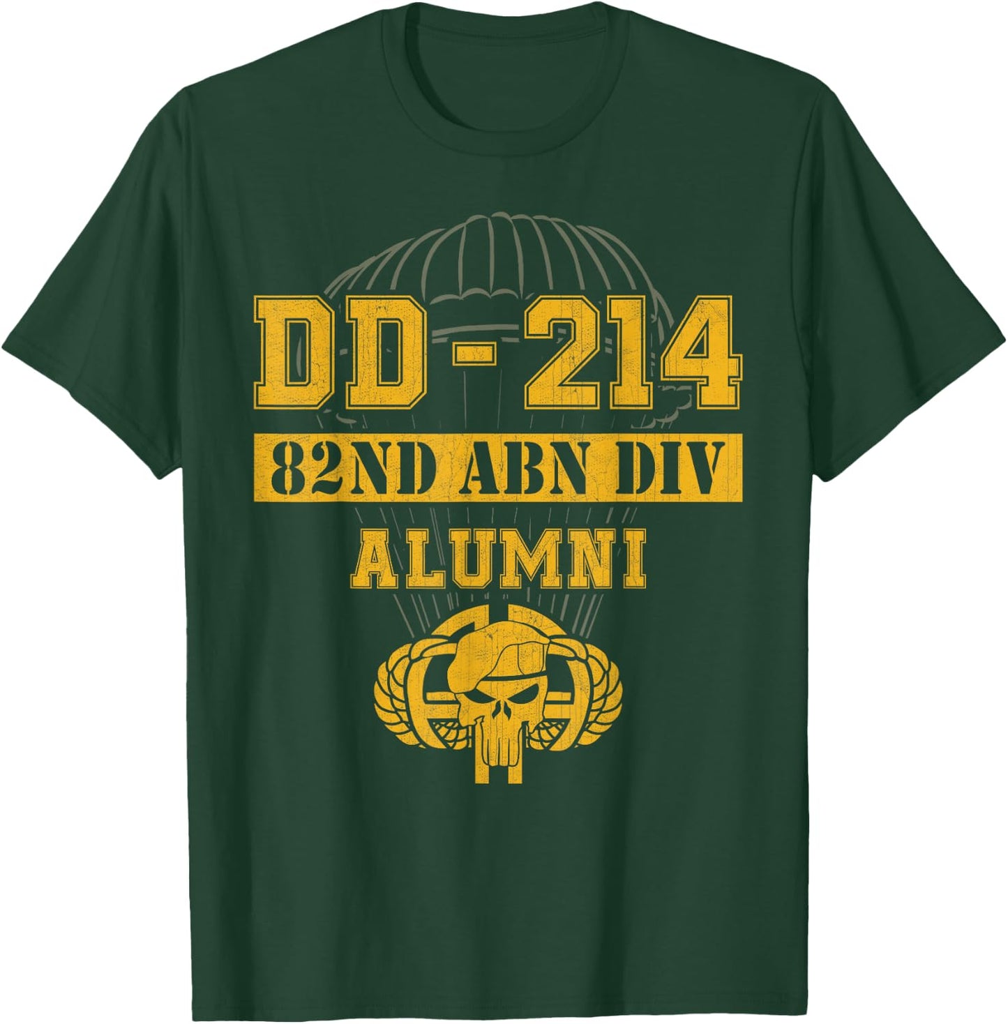 DD214 Alumni 82nd Airborne Veteran Retirement Shirts T-Shirt - T-Shirt | Forest