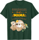 Official Best Mum Sleep Shirt Mother Sloth Mother's Day , black T-Shirt - T-Shirt | Forest