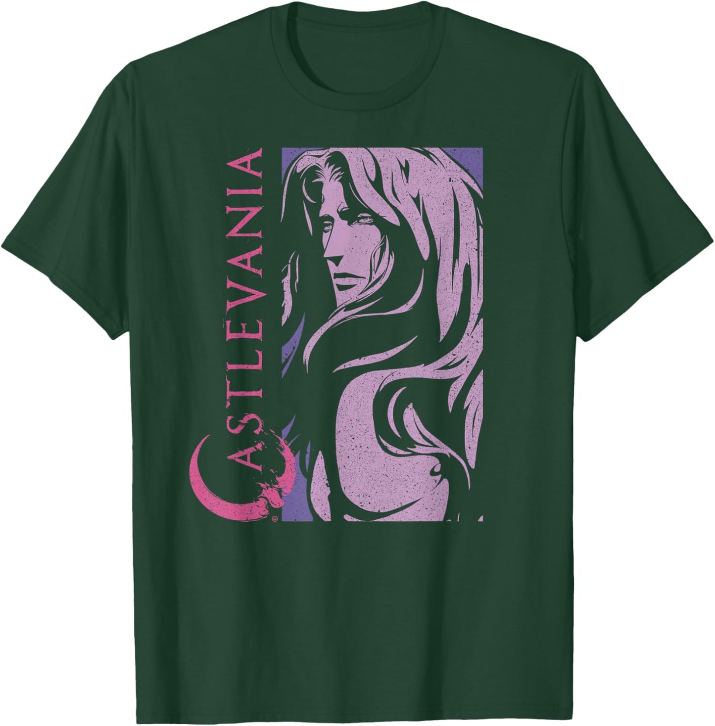 Castlevania Alucard Dark Portrait T-Shirt - T-Shirt | Forest