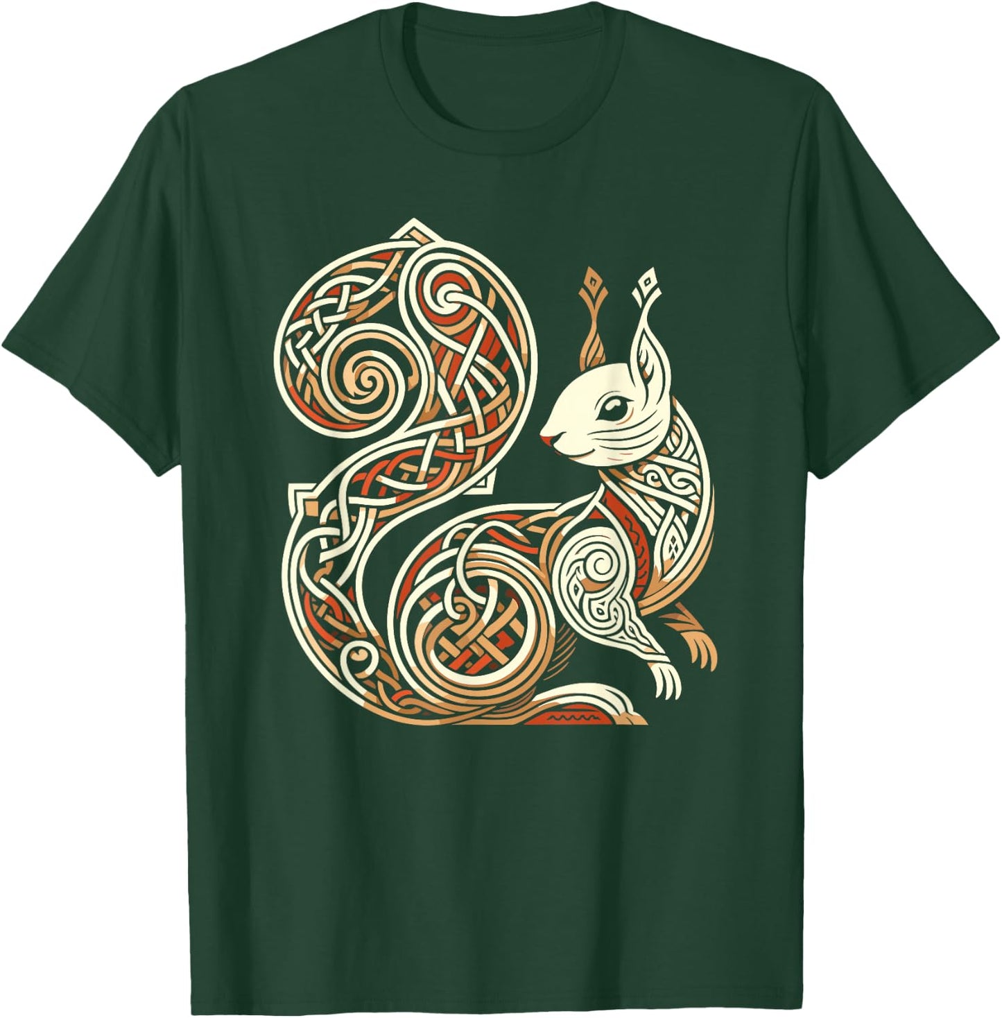 Ratatoskr Yggdrasil Squirrel Norse Mythology T-Shirt - T-Shirt | Forest