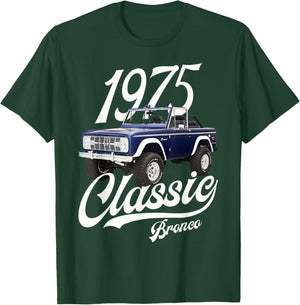 Classic bronco 1975 Navy Blue Knoxville T-Shirt - T-Shirt | Forest