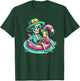 Skeleton Relaxing On Flamingo Float Beach Vibes Halloween Women Kids T-Shirt - T-Shirt | Forest