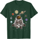 Yoga Astronaut Meditates In Space And feels The Galaxy T-Shirt - T-Shirt | Forest