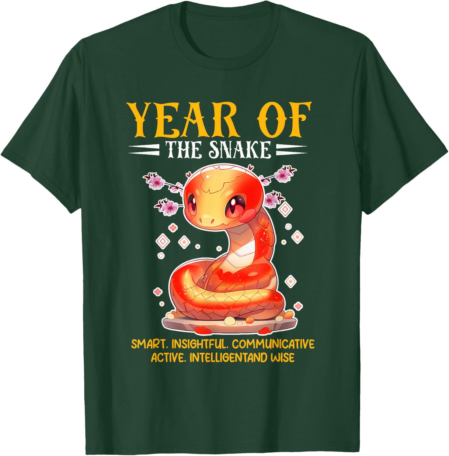 Lunar New Year Happy Chinese New Year Of The Snake 2025 T-Shirt - T-Shirt | Forest