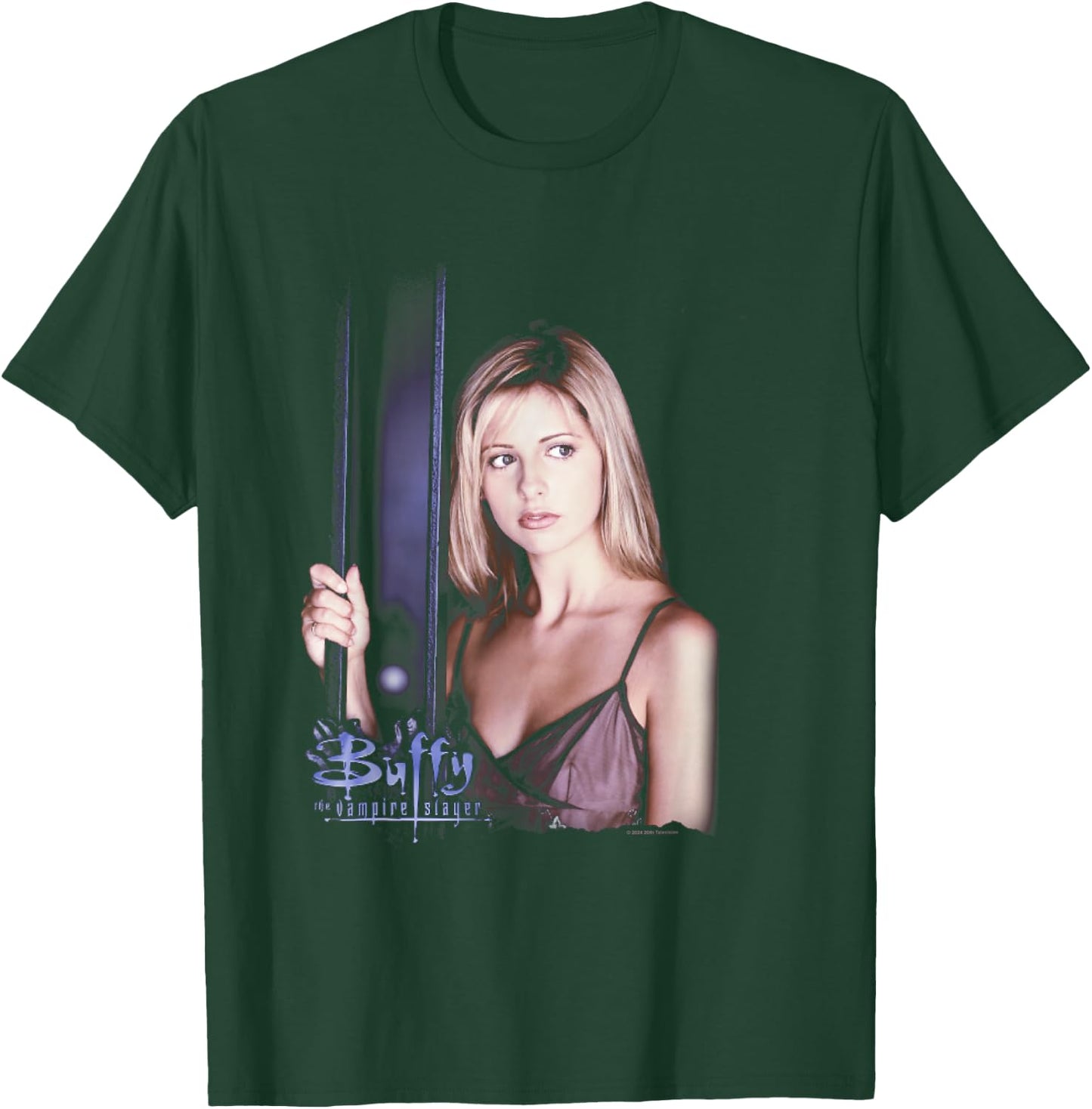 Buffy The Vampire Slayer Buffy Summers Chosen One , Black, S T-Shirt - T-Shirt | Forest