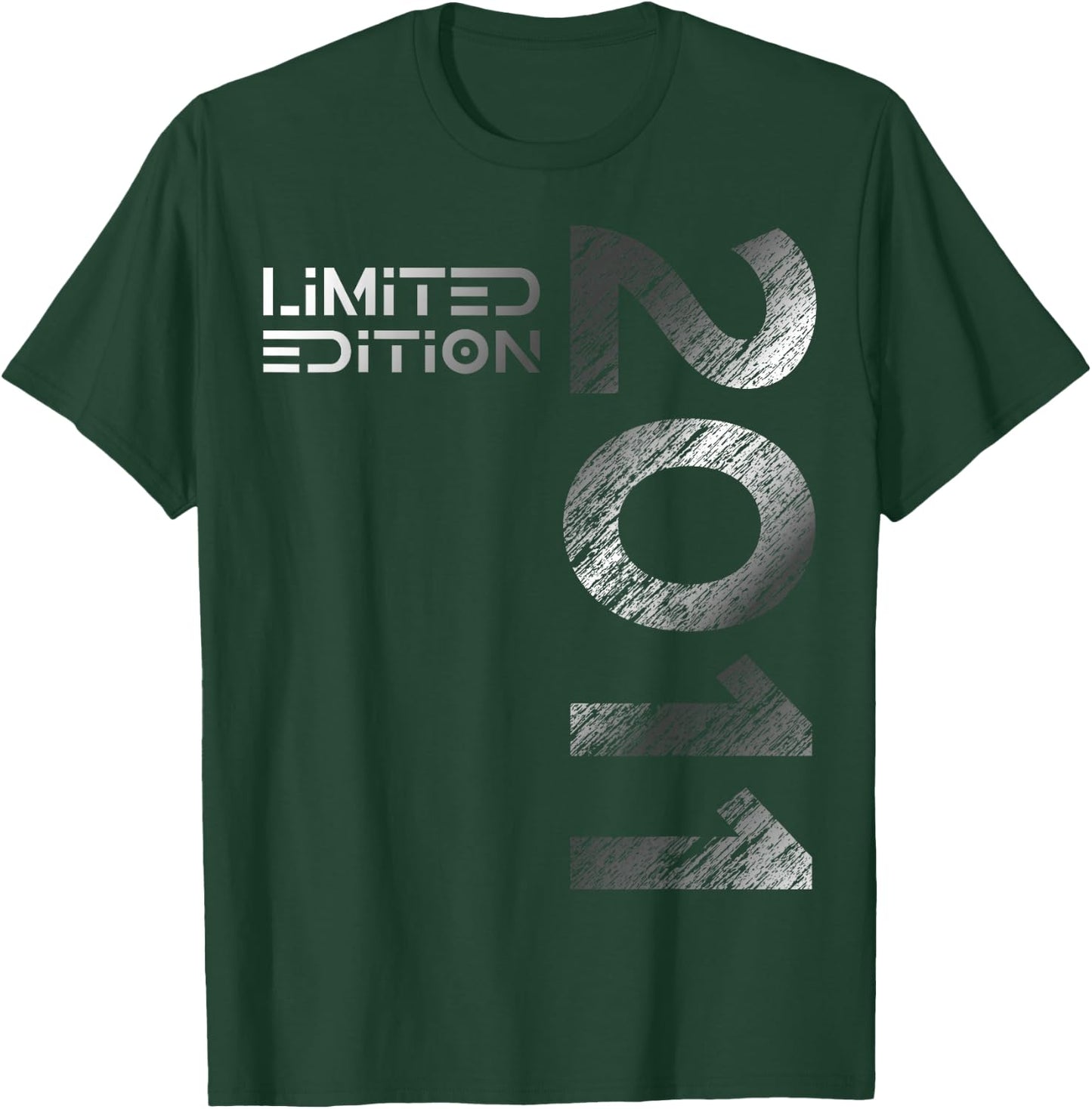 13th Birthday Limited Edition Vintage 2011 Boy Girl , black T-Shirt - T-Shirt | Forest