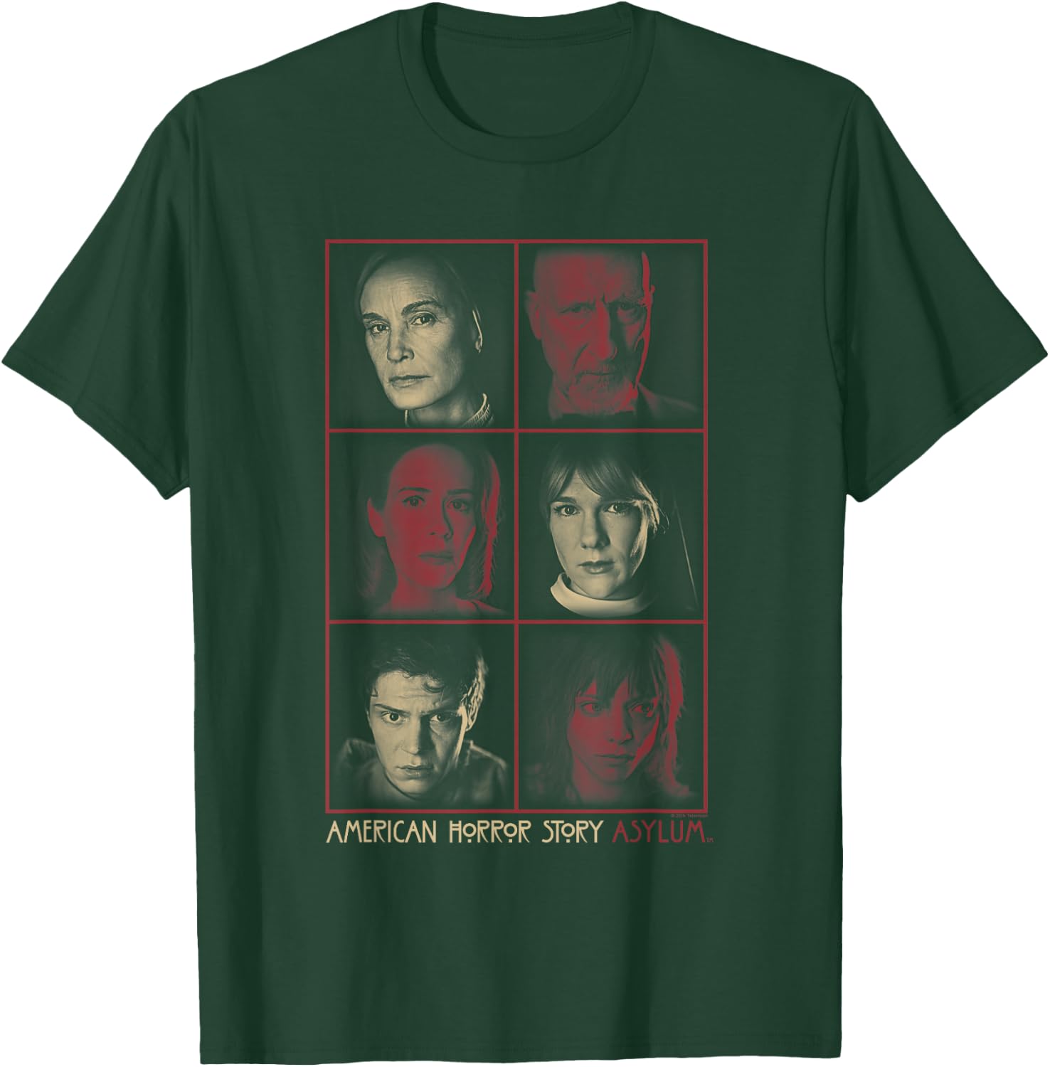 American Horror Story Asylum Zeichenrahmen T-Shirt - T-Shirt | Forest