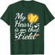 My Heart Is On That Field Cute Softball Mom Grandma Women T-Shirt - T-Shirt | Forest
