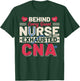 Vintage Behind Every Great Nurse Is An Exhausted CNA T-Shirt - T-Shirt | Forest