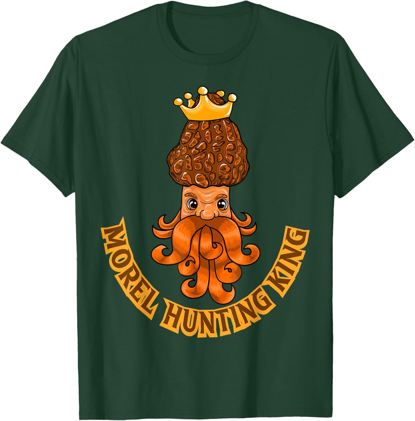 Morel Hunting Funny Mushroom Fungi Morel Hunting T-Shirt - T-Shirt | Forest