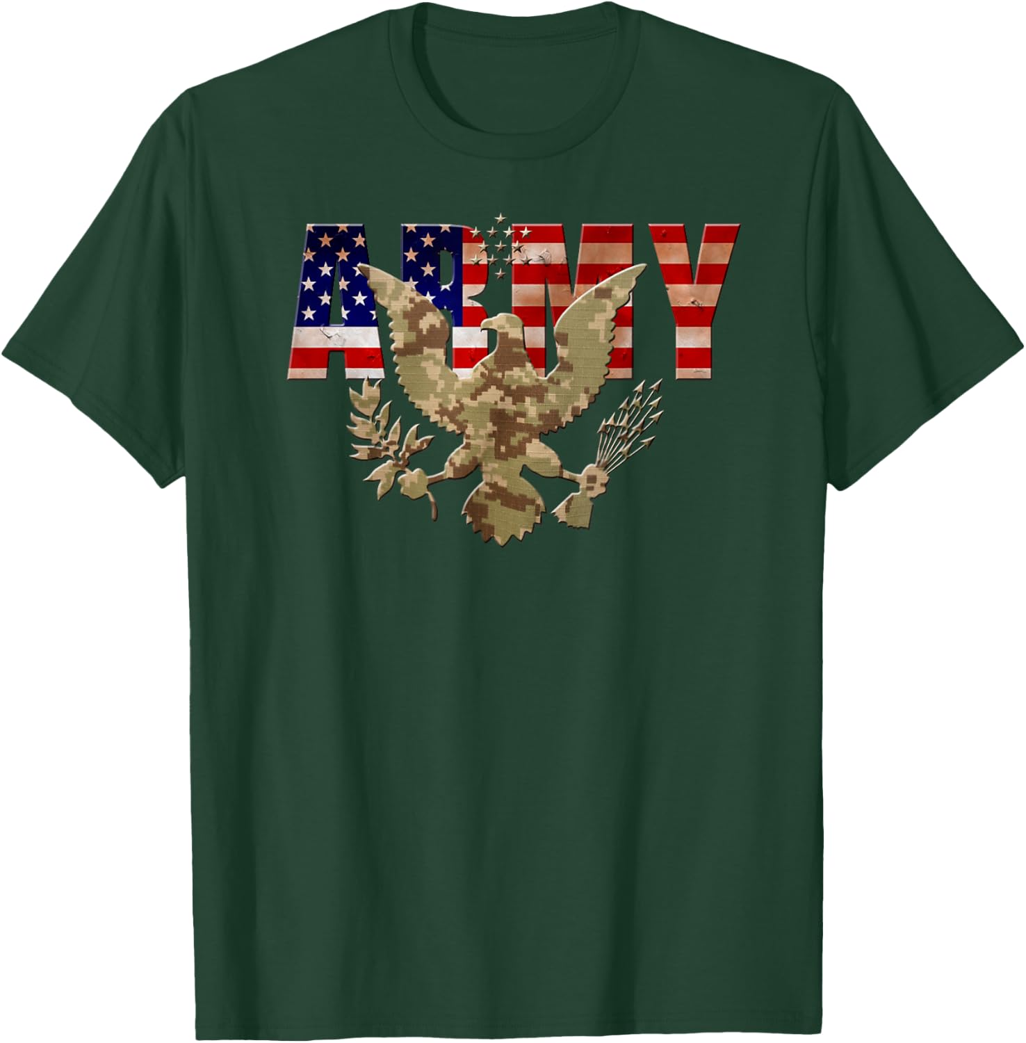 Us Army Eagle T-Shirt - T-Shirt | Forest