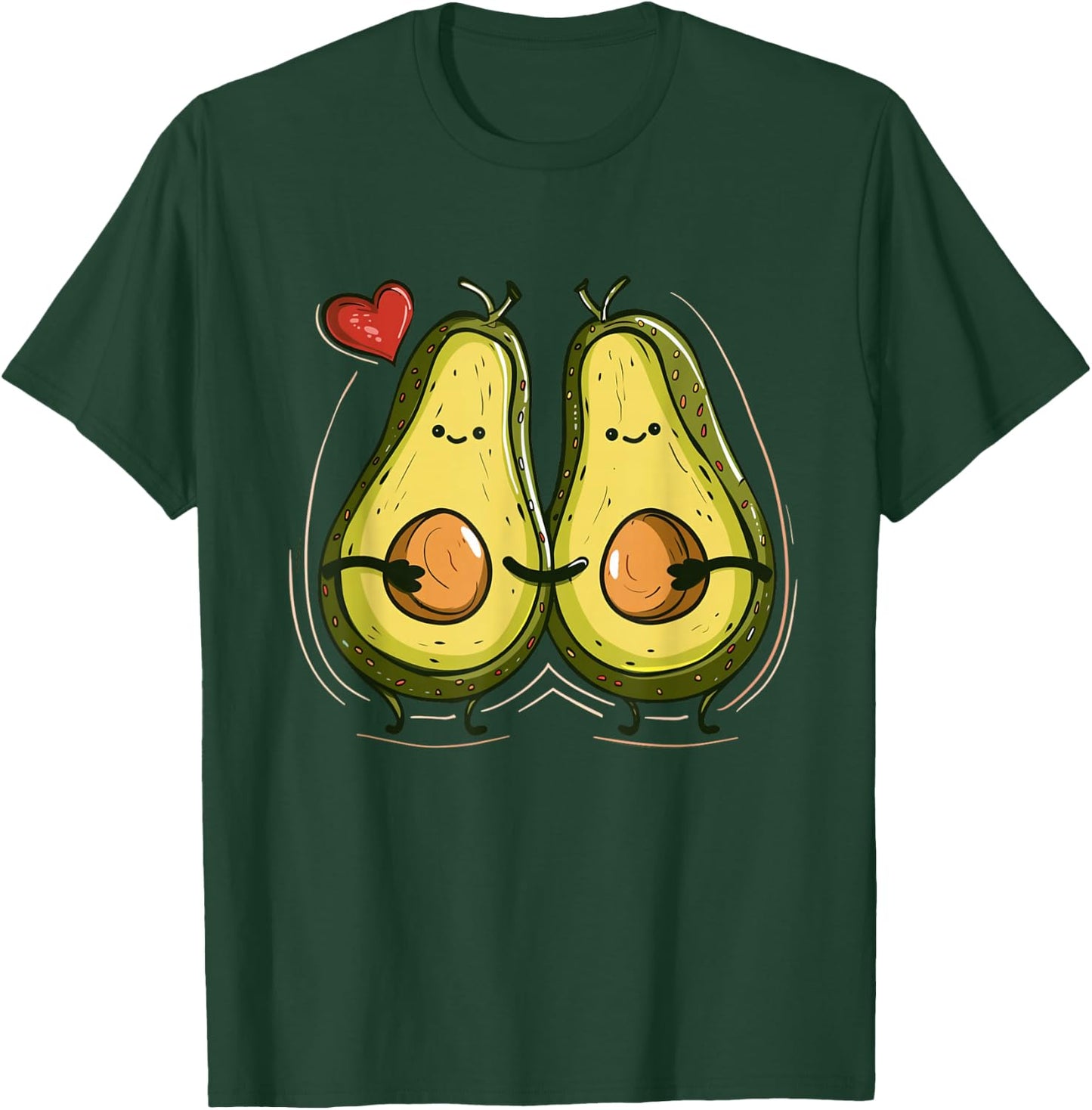 Funny Avocado Couple Costume for Boys and Girls , black T-Shirt - T-Shirt | Forest