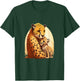 Zookeeping Mother Animal Lover Mom And Baby Cheetah T-Shirt - T-Shirt | Forest