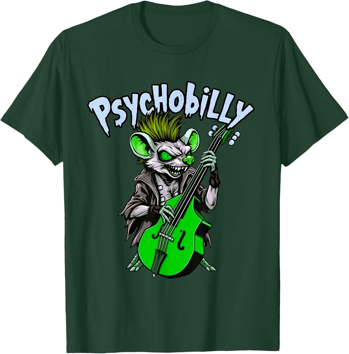 Psychobilly Punk T-Shirt - T-Shirt | Forest