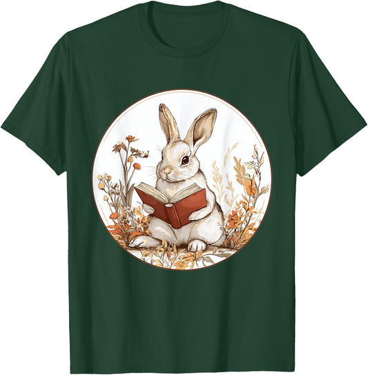 Cottagecore Rabbit T-Shirt - T-Shirt | Forest