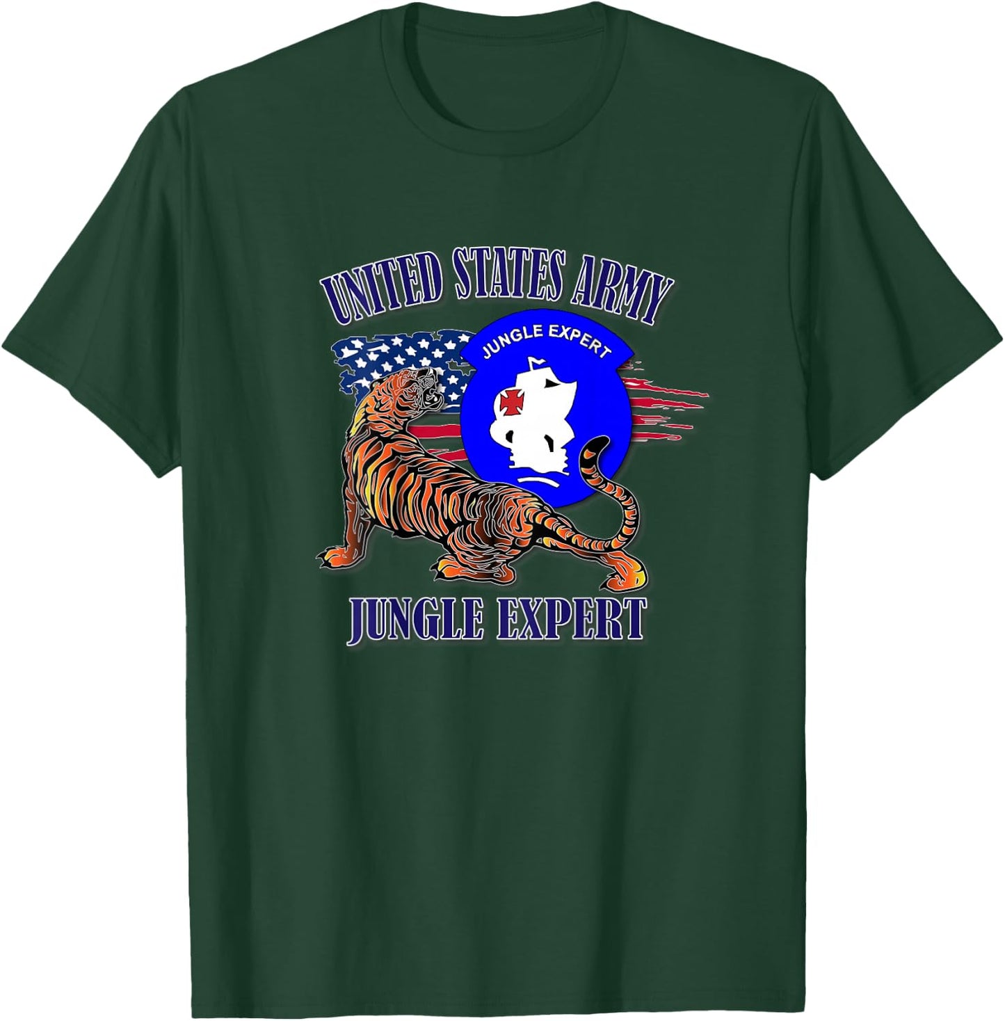 Jungle Expert (Back Design) T-Shirt - T-Shirt | Forest