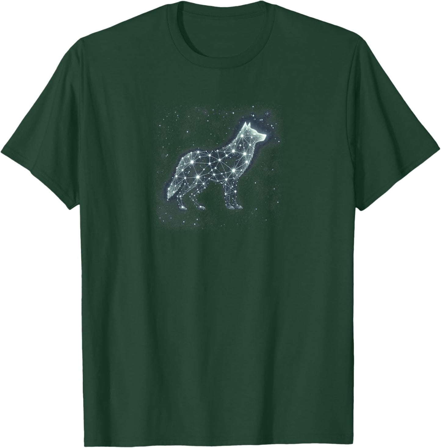 Wolf Constellation T-Shirt - T-Shirt | Forest