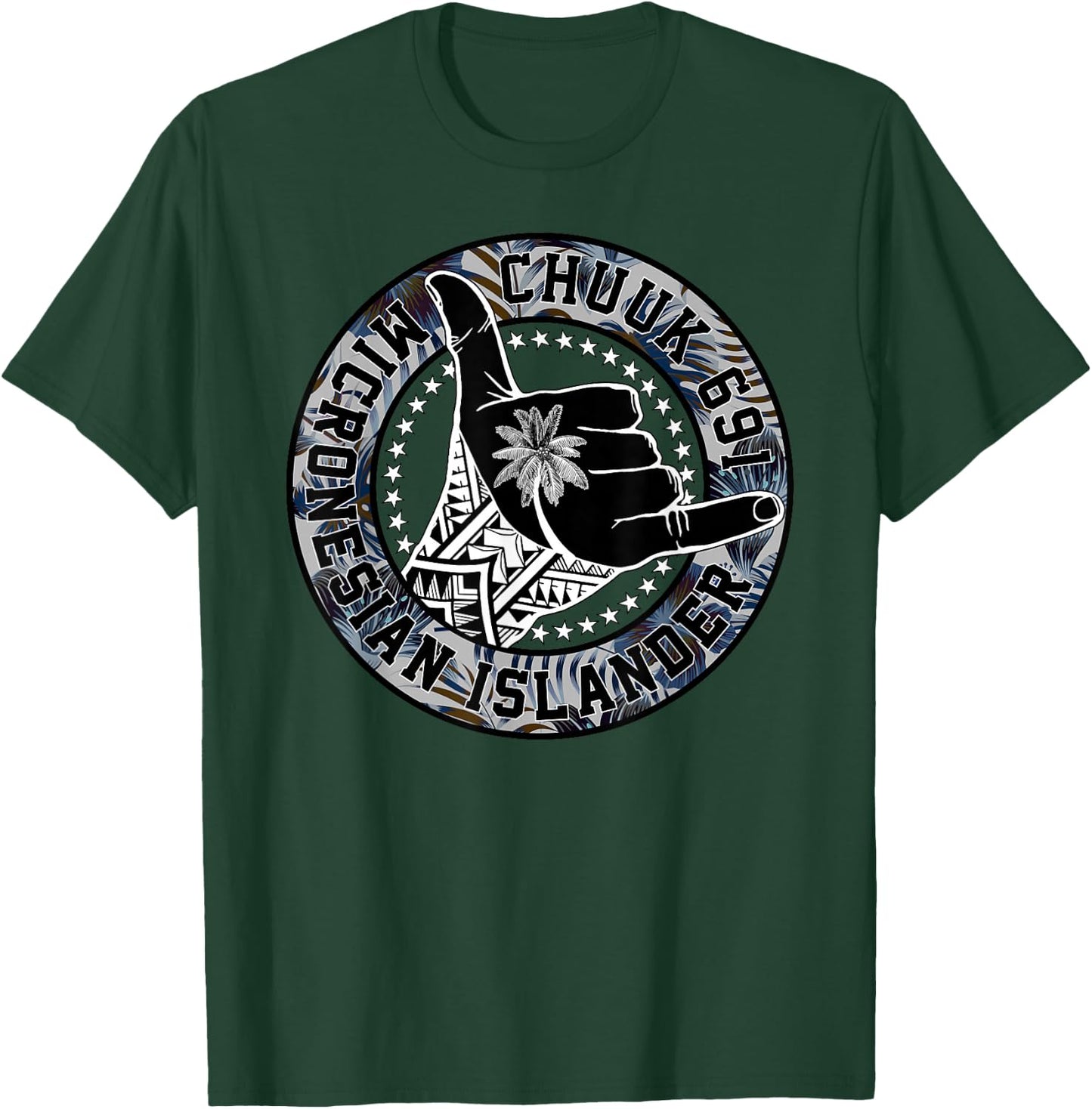 Chuuk Islander Chuukese T-Shirt - T-Shirt | Forest