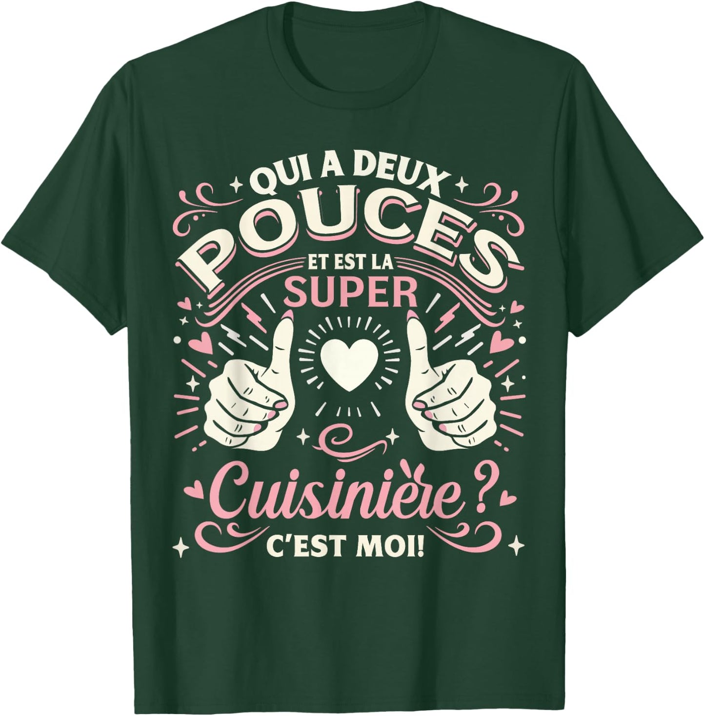 A Super Cooker Gift Woman Cook , Black, S T-Shirt - T-Shirt | Forest