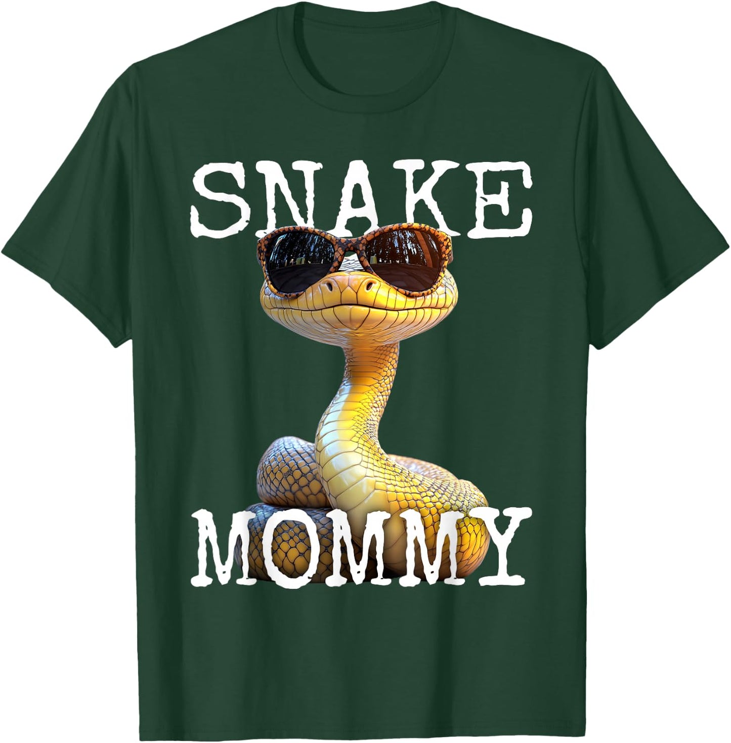 Snake Mommy Mama Schlange Muttertag Mom Süße Schlangen T-Shirt - T-Shirt | Forest
