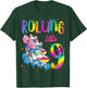 Rolling Into 9 years Let's Roll I'm Turning 9 Roller Skate T-Shirt - T-Shirt | Forest