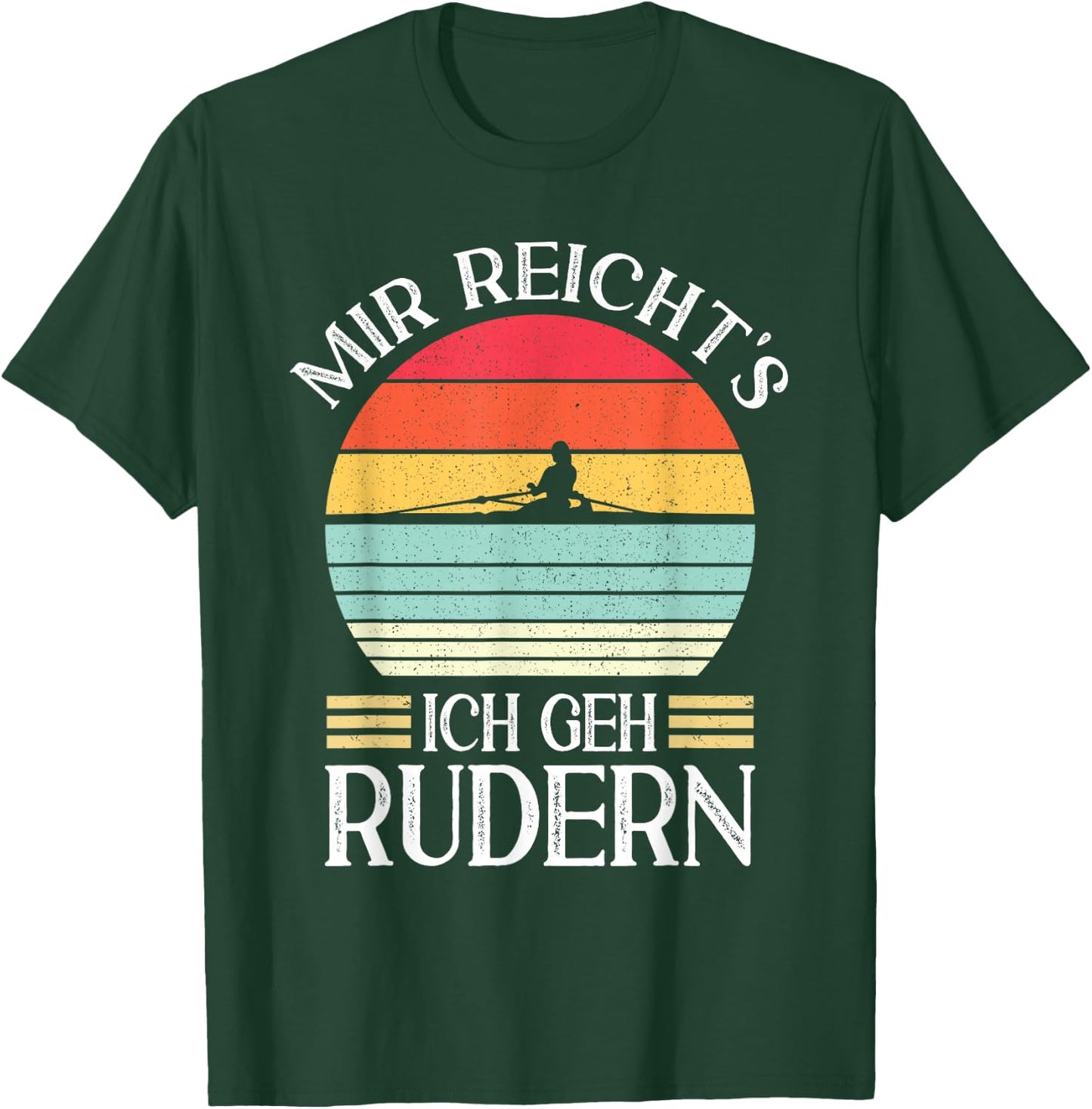 Mir Reichts Ich Geh Rudern Women's Rowing , black T-Shirt - T-Shirt | Forest