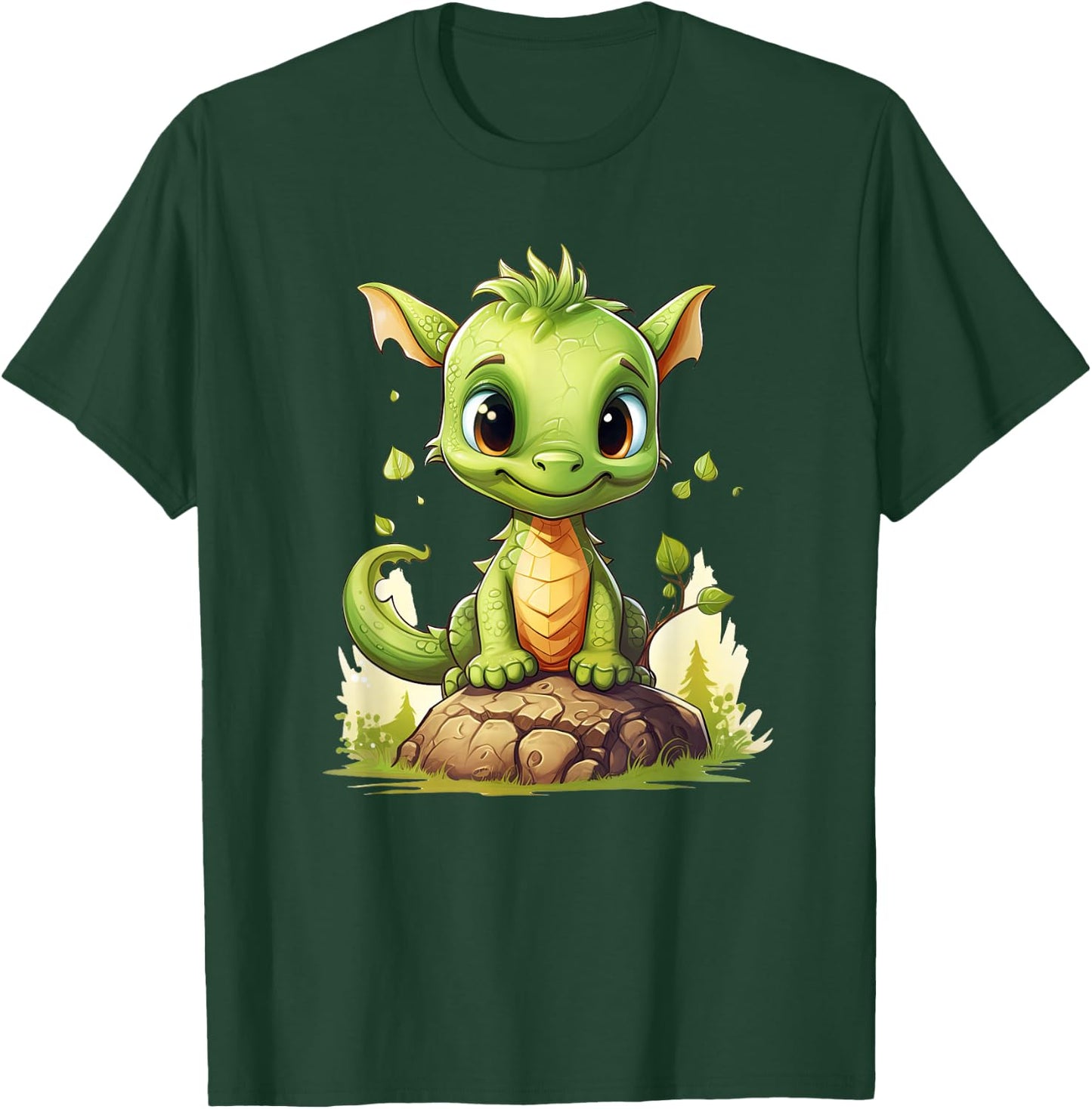 Cute Dragon funny Dragon lover baby T-Shirt - T-Shirt | Forest