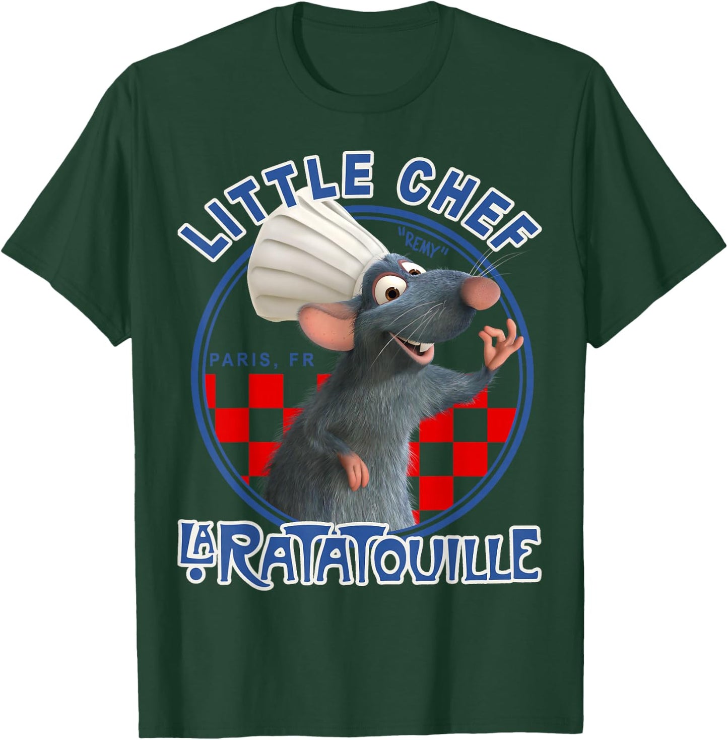 Disney Pixar Ratatouille Remy Little Chef Vintage Badge T-Shirt - T-Shirt | Forest