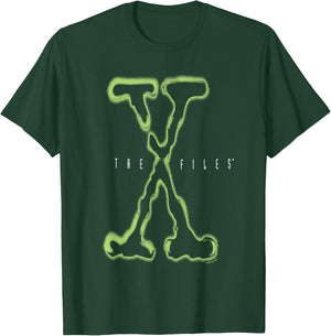 The X-Files Large Intro Logo Vintage 90's TV Show T-Shirt - T-Shirt | Forest
