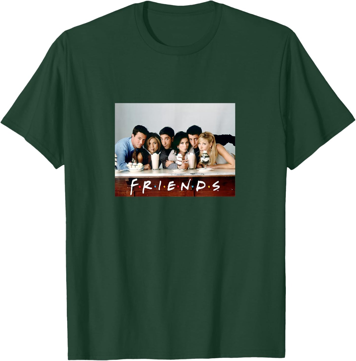 Friends PAPL192 Photo de la série TV avec logo New York T-Shirt - T-Shirt | Forest