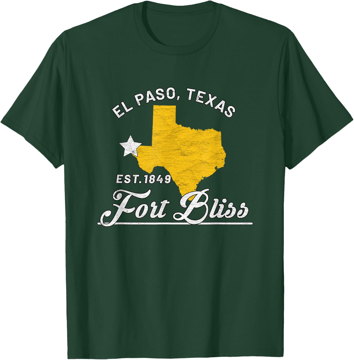 Fort Bliss El Paso Texas Tx 1st Armored Division T-Shirt - T-Shirt | Forest