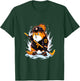 Guinea Pig Ice Hockey Player Hockey Stick Goalie T-Shirt - T-Shirt | Forest