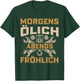 KFZ Mechaniker Automechaniker Morgens Ölich Abends Fröhlich T-Shirt - T-Shirt | Forest