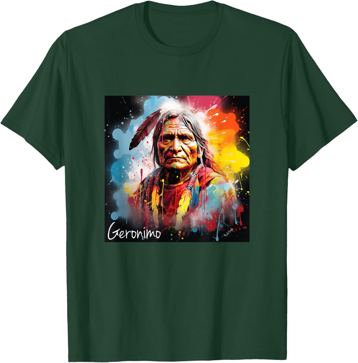 Geronimo , Black, S T-Shirt - T-Shirt | Forest