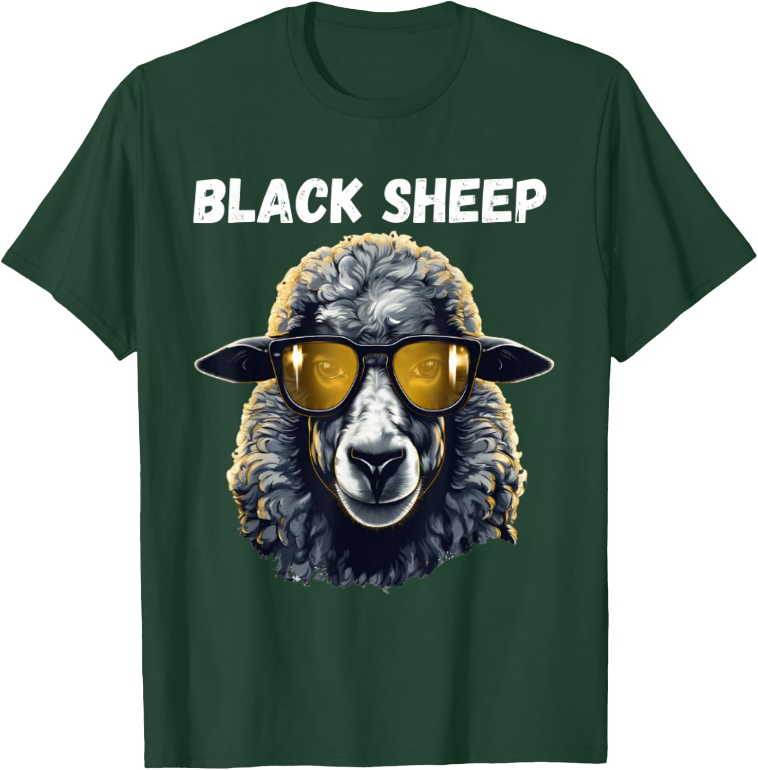 Black Sheep Squad - Outcast Black Sheep In Family T-Shirt - T-Shirt | Forest