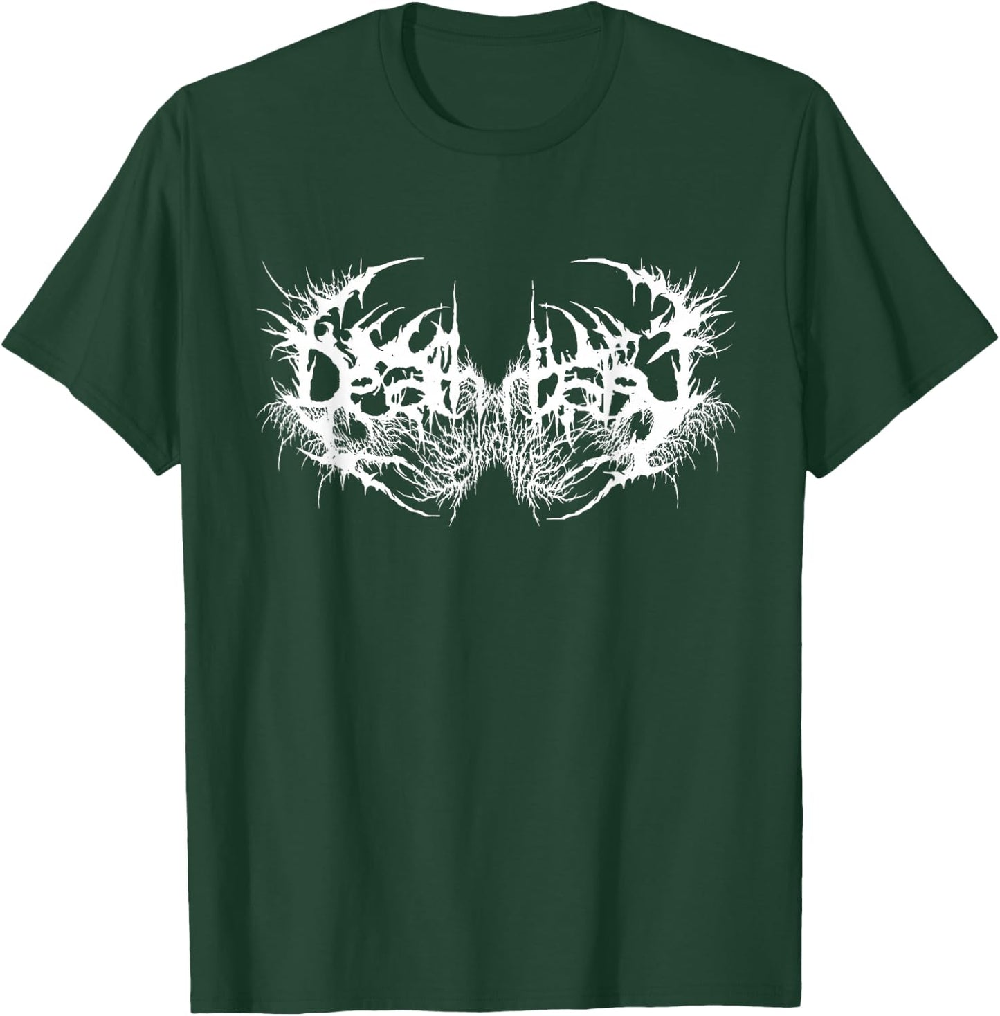 Death Metal Logo Symbol Font | Metalhead Musician T-Shirt - T-Shirt | Forest
