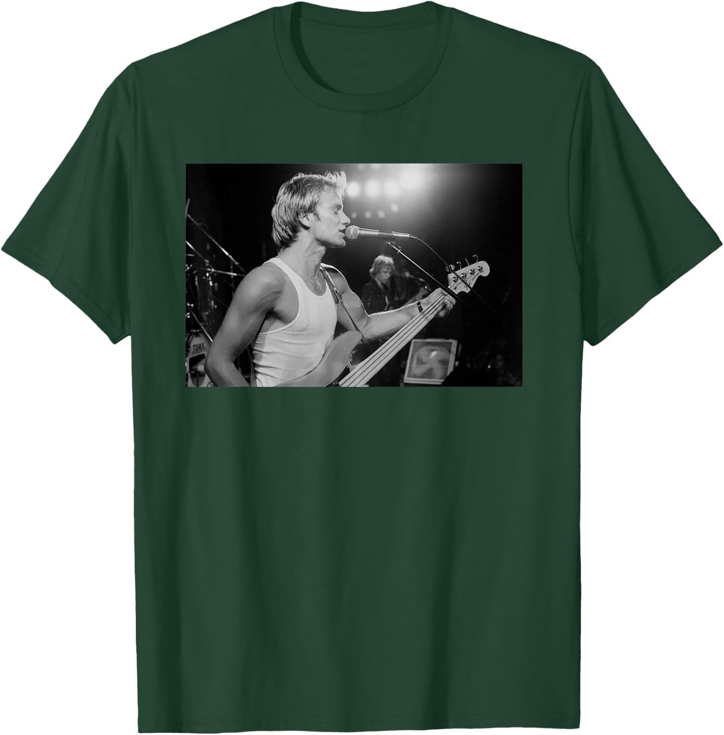 The Police Sting Singer On American Tour 1980 , grey, S T-Shirt - T-Shirt | Forest