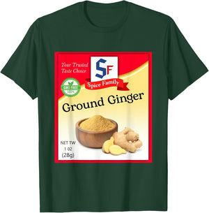 Ground Ginger Condiment Costume Holiday Spice Group Costumes T-Shirt - T-Shirt | Forest