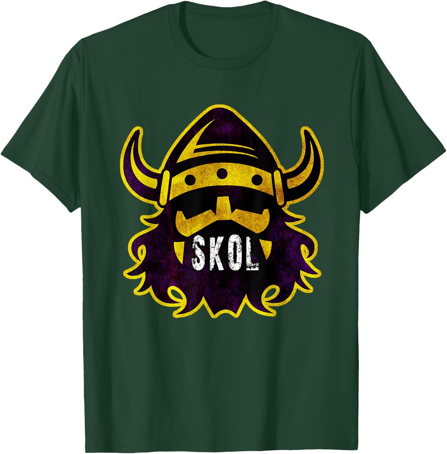 The Nordic Scandinavian Warrior & Norse Skol Vikings T-Shirt - T-Shirt | Forest