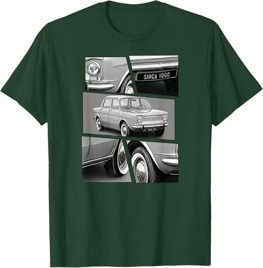 SIMCA 1000 , Black, S T-Shirt - T-Shirt | Forest