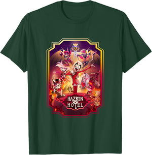 Hazbin Hotel - Poster Art , black T-Shirt - T-Shirt | Forest