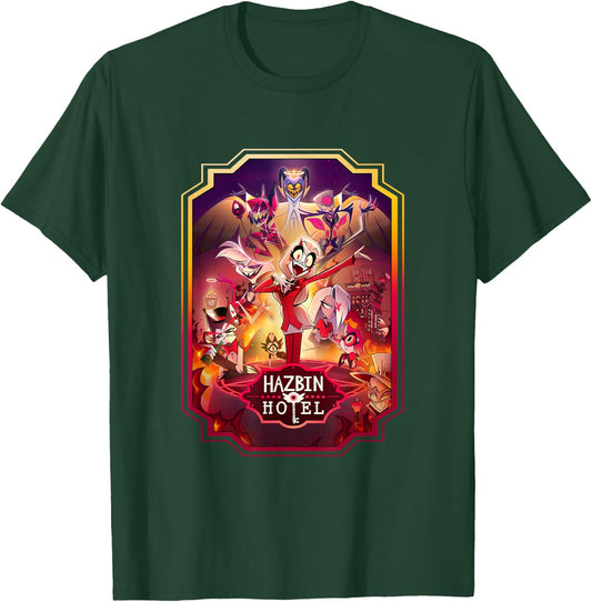Hazbin Hotel - Poster Art , black T-Shirt - T-Shirt | Forest