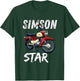 Simson SR4-2 Star MOFA Kult Motorrad DDR Klassiker Retro T-Shirt - T-Shirt | Forest