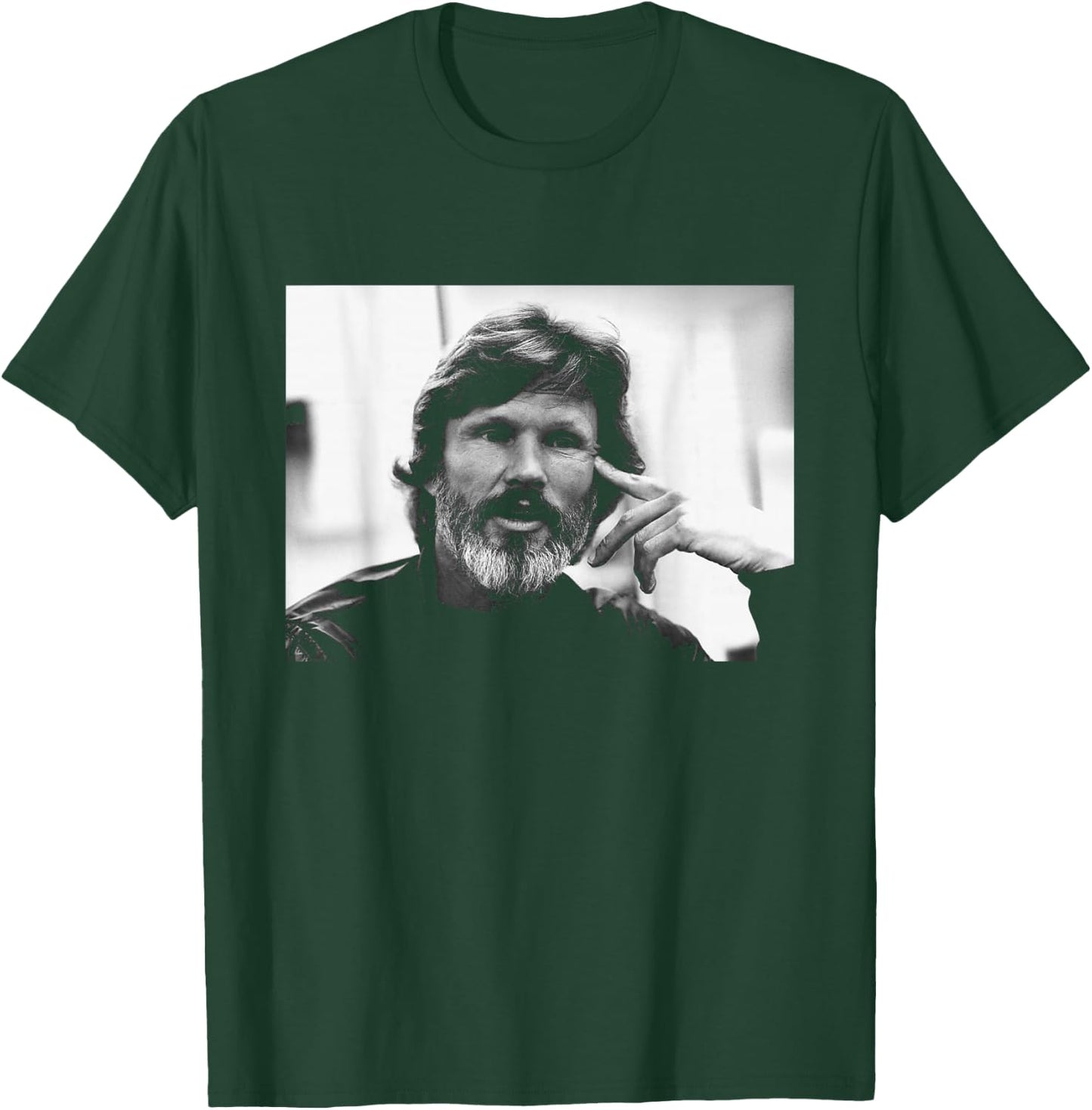 Kris Kristofferson Me and Bobby McGee Singer in 1982 T-Shirt - T-Shirt | Forest