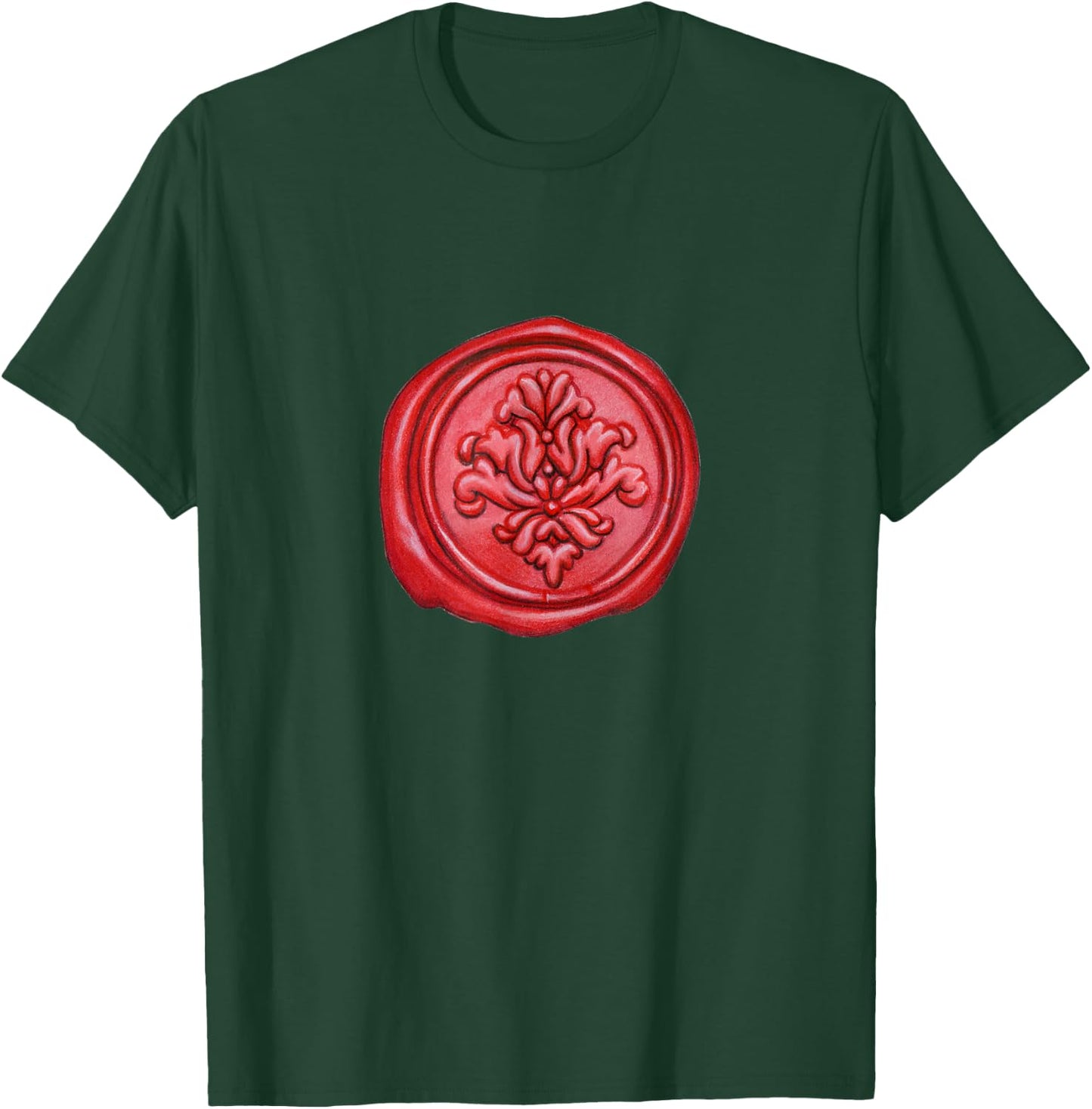 Wax Seal Red Wax Seal Hobby Letter Stamp T-Shirt - T-Shirt | Forest
